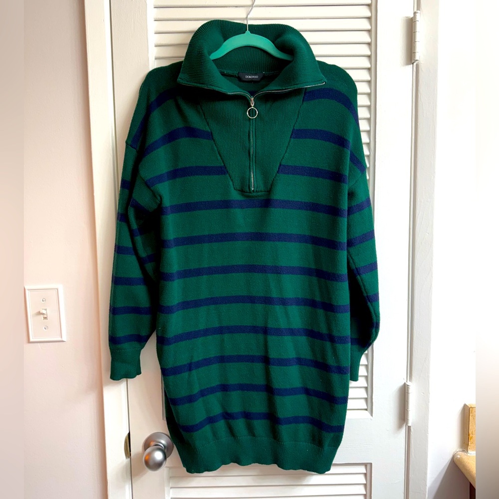 Striped Sweater Dress